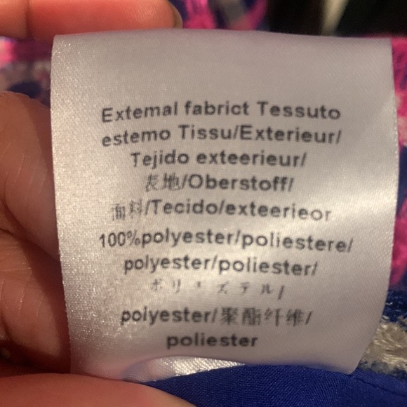 Pink/Blue/white blazer. Size 8 U.S. - Picture 6 of 6